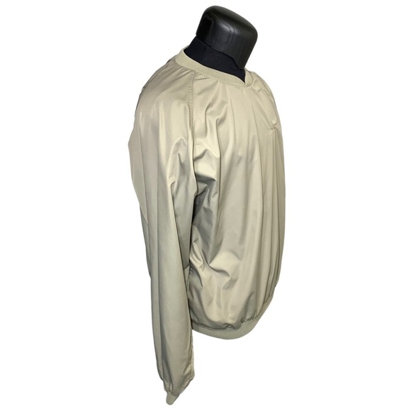 WILSON Vintage 90's Golf Tennis Windbreaker Sweater Long Sleeves Shirt Pockets L - Picture 2 of 14